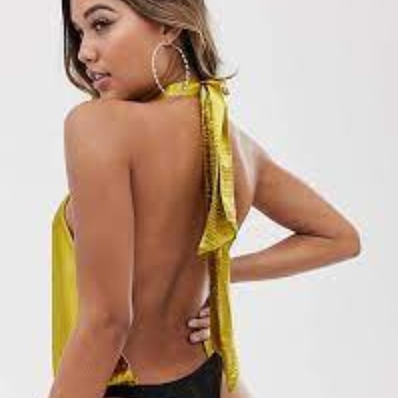 bodysuit halter top - Picture 2 of 8